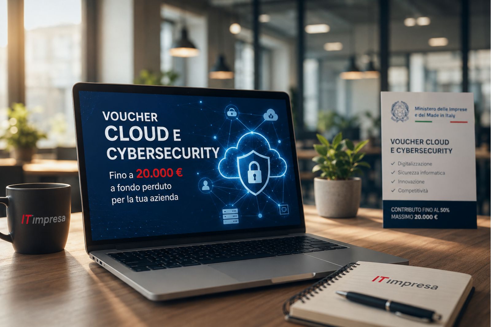 Voucher Cloud e Cybersecurity: come ottenere fino a 20.000 € a fondo perduto per digitalizzare la tua impresa